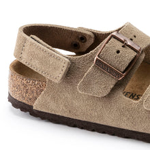 Load image into Gallery viewer, MILANO HL KIDS SUEDE LEATHER | TAUPE BIRKENSTOCK