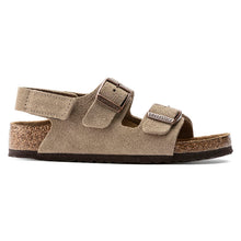 Load image into Gallery viewer, MILANO HL KIDS SUEDE LEATHER | TAUPE BIRKENSTOCK