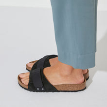 Load image into Gallery viewer, OITA SUEDE LEATHER | BLACK BIRKENSTOCK