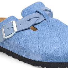 Load image into Gallery viewer, BOSTON BRAIDED SUEDE LEATHER | ELEMENTAL BLUE BIRKENSTOCK
