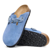 Load image into Gallery viewer, BOSTON BRAIDED SUEDE LEATHER | ELEMENTAL BLUE BIRKENSTOCK