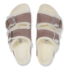 Load image into Gallery viewer, ARIZONA SHEARLING SUEDE LEATHER | FADED PURPLE BIRKENSTOCK