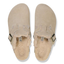 Load image into Gallery viewer, BOSTON SHEARLING SUEDE LEATHER | TAUPE BIRKENSTOCK