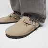BOSTON | RIVET SUEDE TAUPE (NARROW) BIRKENSTOCK