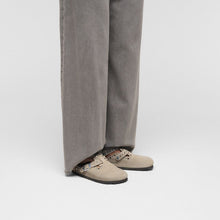 Load image into Gallery viewer, BOSTON | RIVET SUEDE TAUPE (NARROW) BIRKENSTOCK