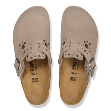 Load image into Gallery viewer, BOSTON | RIVET SUEDE TAUPE (NARROW) BIRKENSTOCK