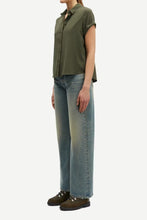 Load image into Gallery viewer, MAJAN SS SHIRT | FOREST NIGHT SAMSOE SAMSOE