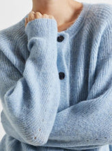 Load image into Gallery viewer, SLFLULU LS KNIT CARDIGAN | CASHMERE BLUE SELECTED
