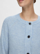 Load image into Gallery viewer, SLFLULU LS KNIT CARDIGAN | CASHMERE BLUE SELECTED