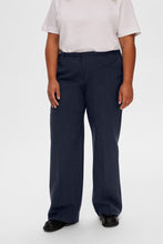 Load image into Gallery viewer, SLFRITA MW WIDE PANT | DARK SAPPHIRE SELECTED