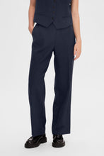 Load image into Gallery viewer, SLFRITA MW WIDE PANT | DARK SAPPHIRE SELECTED