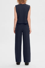 Load image into Gallery viewer, SLFRITA MW WIDE PANT | DARK SAPPHIRE SELECTED