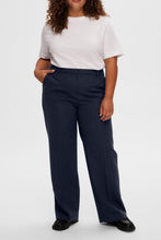 Load image into Gallery viewer, SLFRITA MW WIDE PANT | DARK SAPPHIRE SELECTED