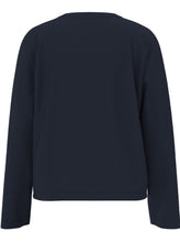 Load image into Gallery viewer, SLFESSENTIAL LS BOXY TEE | DARK SAPPHIRE SELECTED