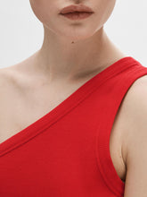 Load image into Gallery viewer, SLFANNA ONE SHOULDER TOP | FLAME SCARLET SELECTED