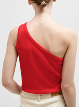 Load image into Gallery viewer, SLFANNA ONE SHOULDER TOP | FLAME SCARLET SELECTED