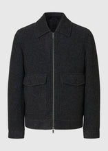 Load image into Gallery viewer, SLHJAKOB WOOL BLEND JACKET | GREY MELANGE SELECTED