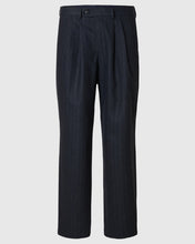 Load image into Gallery viewer, SLHRELAXED-ANDERSON WOOL BLEND | DARK NAVY CHALK STRIPE SELECTED MEN