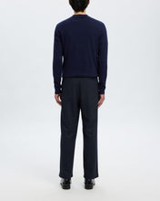 Load image into Gallery viewer, SLHRELAXED-ANDERSON WOOL BLEND | DARK NAVY CHALK STRIPE SELECTED MEN