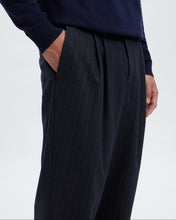 Load image into Gallery viewer, SLHRELAXED-ANDERSON WOOL BLEND | DARK NAVY CHALK STRIPE SELECTED MEN