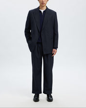 Load image into Gallery viewer, SLHRELAXED-ANDERSON WOOL BLEND | DARK NAVY CHALK STRIPE SELECTED MEN