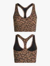 Load image into Gallery viewer, FORM PARK BRA | COCOA ETCHED ANIMAL