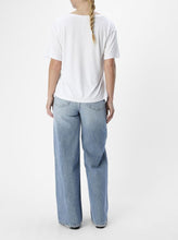 Load image into Gallery viewer, OBJANNIE RE S/S V-NECK TOP NOOS | WHITE OBJECT