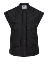 Load image into Gallery viewer, NISHA PUFFER WAISTCOAT | RAVEN DANTE6