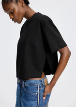 Load image into Gallery viewer, RACH LACE TEE | BLACK MUNTHE