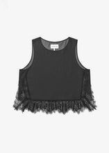 Load image into Gallery viewer, RACH LACE TEE | BLACK MUNTHE