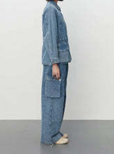 Load image into Gallery viewer, 2ND EDITION VIREA TT STRUCTURE DENIM  | MID BLUE 2NDDAY