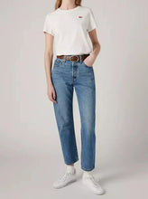 Load image into Gallery viewer, 501 CROP | DREW ME IN-BLUEMUST BE MINE LEVI'S