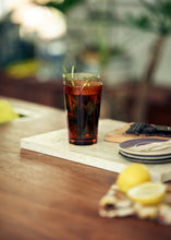 Load image into Gallery viewer, 70'S GLASSWARE TEA GLASSES | AMBER BROWN (SET OF 4) HK LIVING