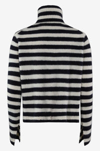 RILLO SWEATER | STRIPE THIN LINE. 100% racoon hair by Six Ames