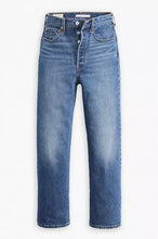 Load image into Gallery viewer, RIBCAGE STRAIGHT ANKLE JEANS | WELL WORN - BLACK (Copie) LEVI'S