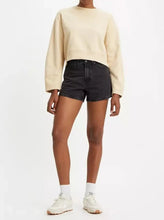 Load image into Gallery viewer, 80'S MOM SHORTS | BLACK STONEWASH - BLACK LEVI'S