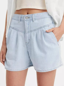 FEATHER WEIGHT MOM SHORT | POOLE PARTY - BLUE LEVI'S