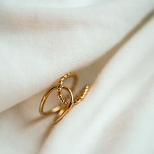 Load image into Gallery viewer, BAGUE L'ATTACHANTE | PLAQUE OR