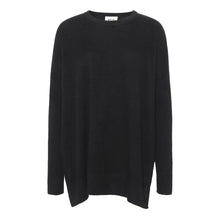 Load image into Gallery viewer, BERTA OVERSIZE O-NECK KNIT | BLACK BETA STUDIOS