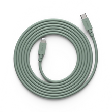 Load image into Gallery viewer, CABLE 1 USB-C TO LIGHTNING 2M | OAK GREEN AVOLT