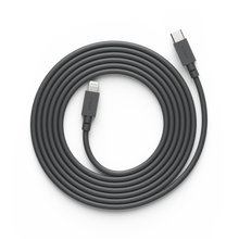 Load image into Gallery viewer, CABLE 1 USB-C TO LIGHTNING 2M | STOCKHOLM BLACK AVOLT