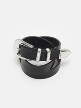 Load image into Gallery viewer, LEATHER BELT | BLACK BY CLOSED