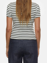 Load image into Gallery viewer, STRIPED T-SHIRT | GREEN WEED CLOSED