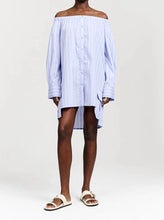 Load image into Gallery viewer, COURAGE DRESS | BLUE STRIPE CHPTR.S