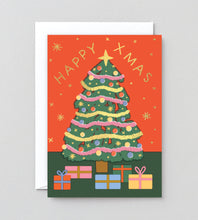 Load image into Gallery viewer, HAPPY XMAS TREE &amp; PRESENTS CARD WRAP