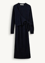 Load image into Gallery viewer, CARMEN TIE DRESS | MIDNIGHT BLUE DESIGNERS REMIX