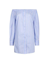 Load image into Gallery viewer, COURAGE DRESS | BLUE STRIPE CHPTR.S