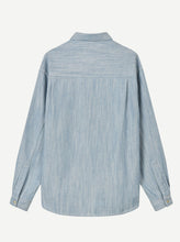 Load image into Gallery viewer, SAELEANOR SHIRT | BREEZE BLUE SAMSOE SAMSOE