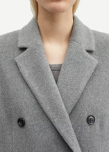 Load image into Gallery viewer, FALCON COAT | GREY MELANGE SAMSOE SAMSOE