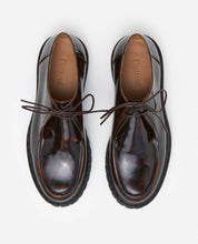 Load image into Gallery viewer, MARLON LEATHER | CHOCOLATE FLATTERED